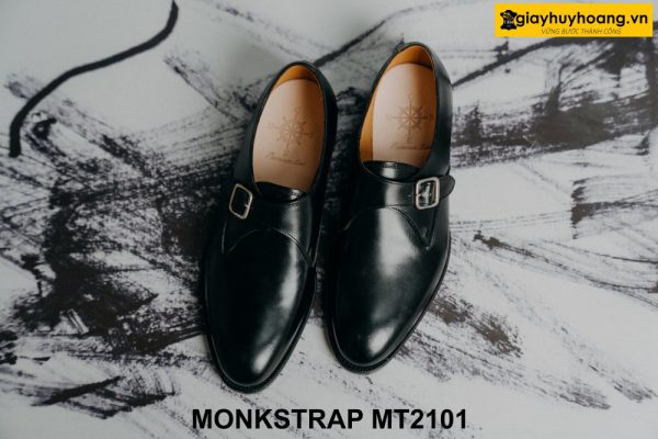 Giày da nam Monkstrap đế khâu Goodyear bền bỉ MT2101 0001