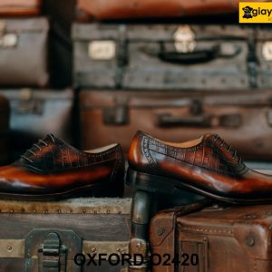 Giày da nam hàng hiệu chính hãng Oxford O2420 004