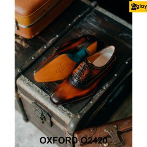 Giày da nam hàng hiệu chính hãng Oxford O2420 003