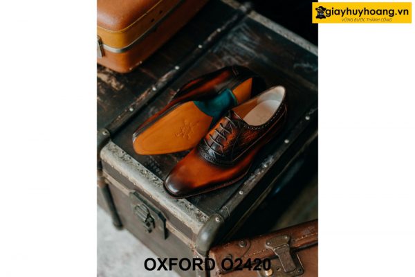 Giày da nam hàng hiệu chính hãng Oxford O2420 003
