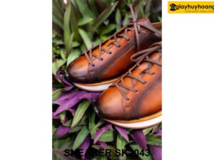 Giày da nam hàng hiệu trẻ trung Sneaker SK2043 004