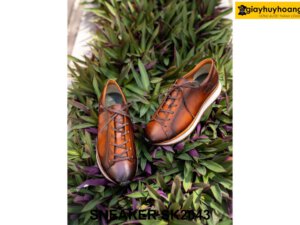 Giày da nam hàng hiệu trẻ trung Sneaker SK2043 003