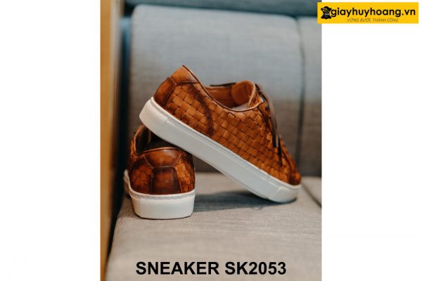 Giày Sneaker nam da bò đan xen nổi bật SK2053 003