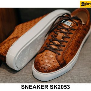 Giày Sneaker nam da bò đan xen nổi bật SK2053 002