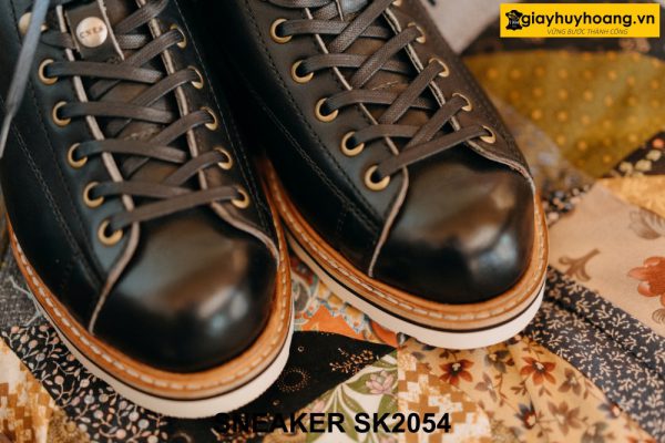 Giày da Sneaker nam buộc dây nam tính SK2054 004