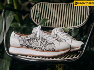 Giày Sneaker nam phối da trăn SK2056 004