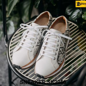 Giày Sneaker nam phối da trăn SK2056 001