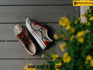 Giày da Sneaker nam thủ công cao cấp SK2057 001