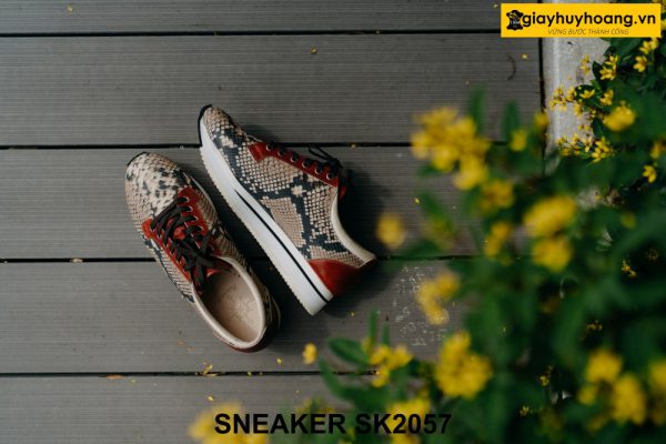 Giày da Sneaker nam thủ công cao cấp SK2057 001