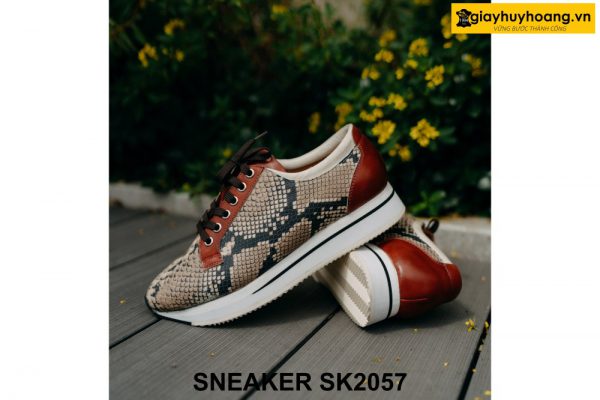Giày da Sneaker nam thủ công cao cấp SK2057 003