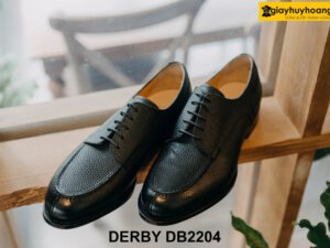 Giày da nam vân hạt chống nhăn vượt trội Derby DB2204 001
