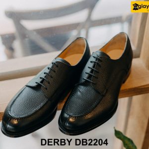 Giày da nam vân hạt chống nhăn vượt trội Derby DB2204 001