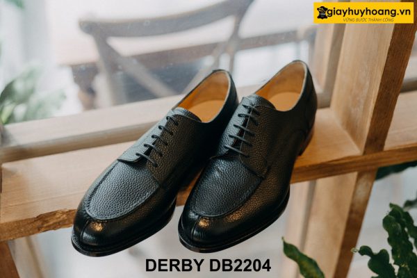 Giày da nam vân hạt chống nhăn vượt trội Derby DB2204 001