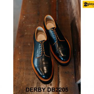 Giày da nam đế cao su chính hãng Derby DB2205 004