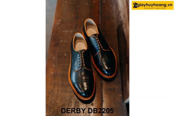 Giày da nam đế cao su chính hãng Derby DB2205 004
