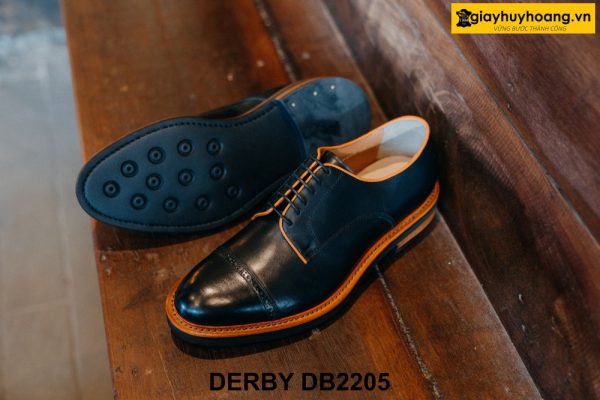 Giày da nam đế cao su chính hãng Derby DB2205 003