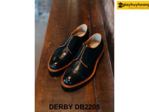 Giày da nam đế cao su chính hãng Derby DB2205 002