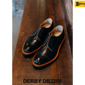 Giày da nam đế cao su chính hãng Derby DB2205 002