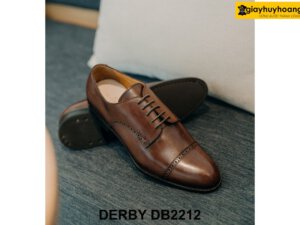 Giày tây nam từ da bê thảo mộc tự nhiên Derby DB2212 005