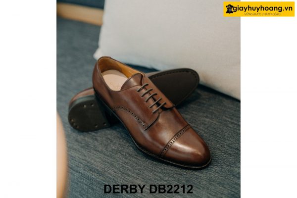 Giày tây nam từ da bê thảo mộc tự nhiên Derby DB2212 005