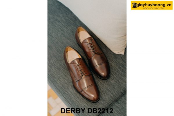 Giày tây nam từ da bê thảo mộc tự nhiên Derby DB2212 004
