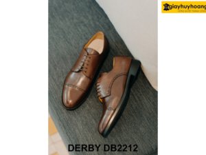Giày tây nam từ da bê thảo mộc tự nhiên Derby DB2212 003
