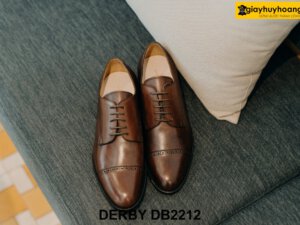 Giày tây nam từ da bê thảo mộc tự nhiên Derby DB2212 001