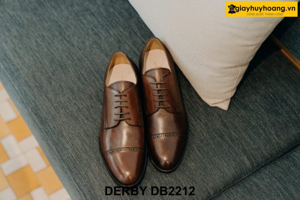 Giày tây nam từ da bê thảo mộc tự nhiên Derby DB2212 001
