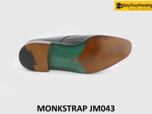 [Outlet size 40.43.46] Giày da nam màu đen công sở Monkstrap JW043 006