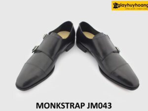 [Outlet size 40.43.46] Giày da nam màu đen công sở Monkstrap JW043 004