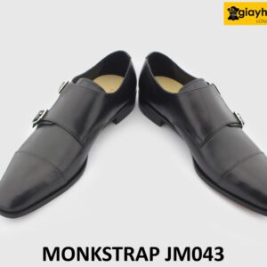 [Outlet size 40.43.46] Giày da nam màu đen công sở Monkstrap JW043 004