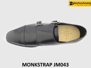 [Outlet size 40.43.46] Giày da nam màu đen công sở Monkstrap JW043 002