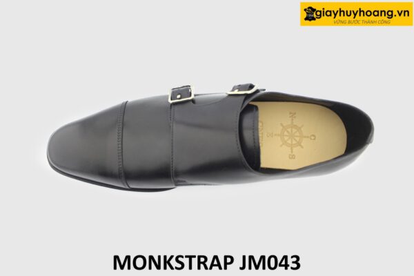 [Outlet size 40.43.46] Giày da nam màu đen công sở Monkstrap JW043 002