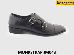 [Outlet size 40.43.46] Giày da nam màu đen công sở Monkstrap JW043 001