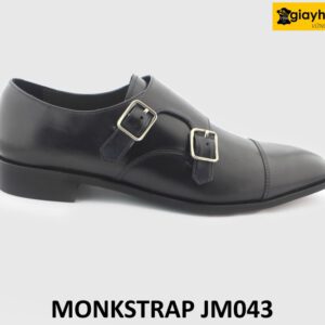 [Outlet size 40.43.46] Giày da nam màu đen công sở Monkstrap JW043 001