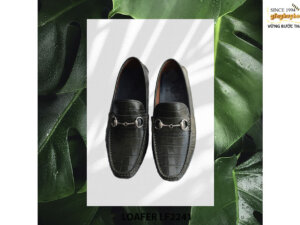 Giày lười nam lái xe da cá sấu Loafer LF2241 001
