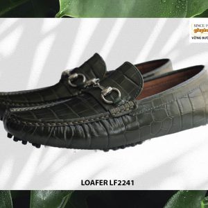 Giày lười nam lái xe da cá sấu Loafer LF2241 004