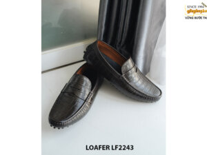 Giày lười nam cho tài xế lái xe đế mỏng Loafer LF2243 002