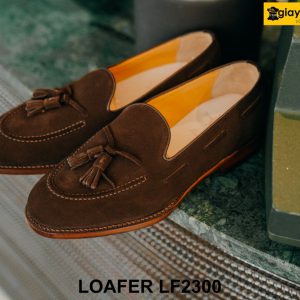 Giày lười nam da lộn đóng thủ công Loafer LF2300 003