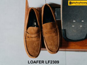Giày lười nam lái xe da lộn Loafer LF2309 001