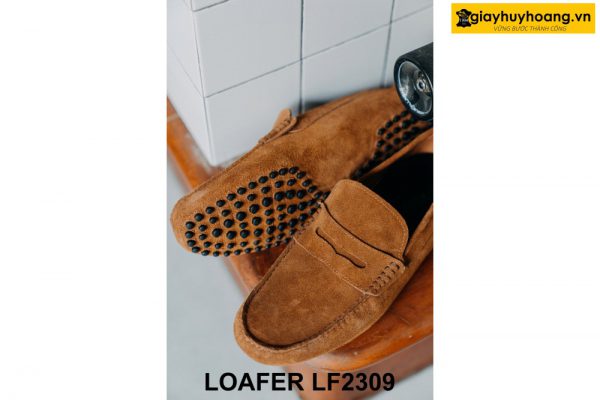 Giày lười nam lái xe da lộn Loafer LF2309 004