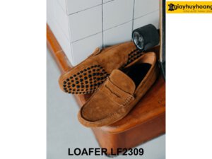Giày lười nam lái xe da lộn Loafer LF2309 003