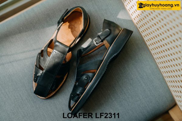 Giày rọ nam sandal da bò cao cấp Loafer LF2311 006