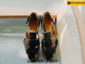 Giày rọ nam sandal da bò cao cấp Loafer LF2311 005