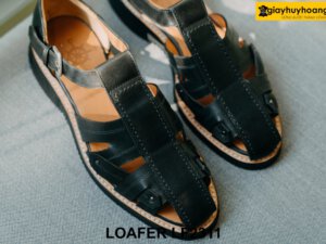 Giày rọ nam sandal da bò cao cấp Loafer LF2311 004