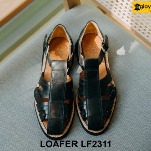 Giày rọ nam sandal da bò cao cấp Loafer LF2311 001
