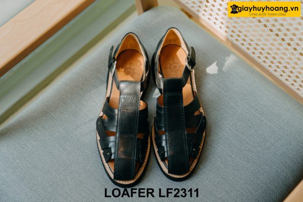 Giày rọ nam sandal da bò cao cấp Loafer LF2311 001