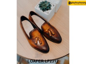 Giày da nam lười hàng hiệu chính hãng Loafer LF2312 002