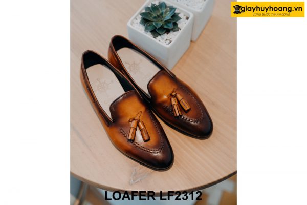 Giày da nam lười hàng hiệu chính hãng Loafer LF2312 002