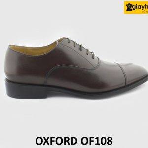 [Outlet size 40] Giày da nam màu nâu Oxford OF108 001